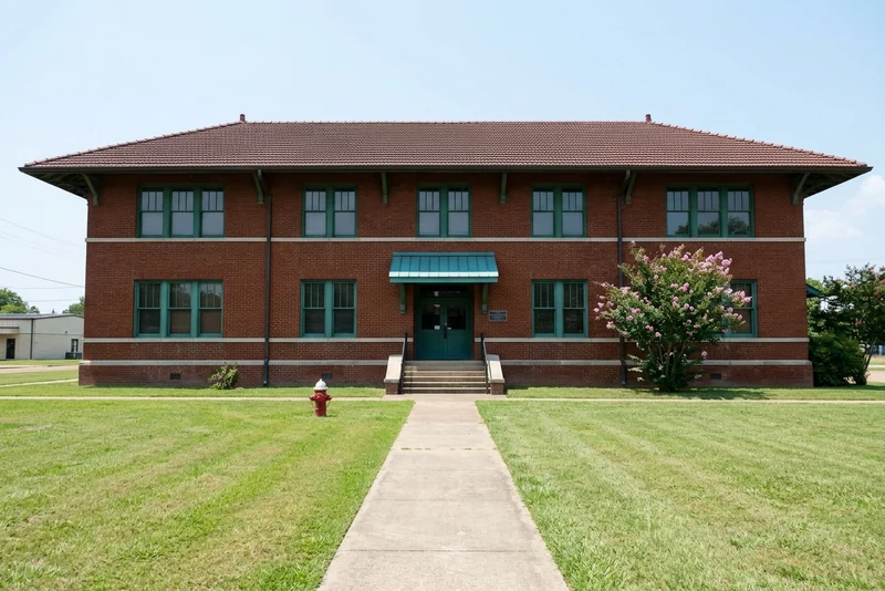 The Delta Blues Museum in the old brick freight depot in Clarksdale, Mississippi.