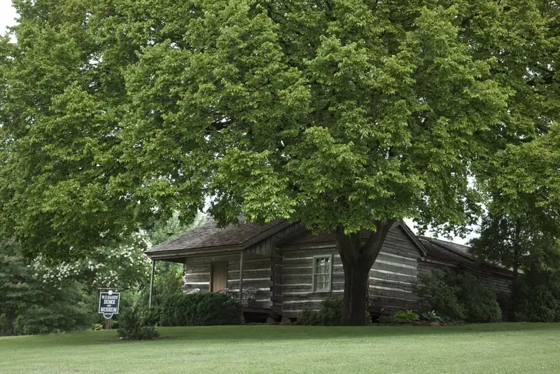 The log cabin where W.C. Handy was born, now a museum in Florence, Alabama.
